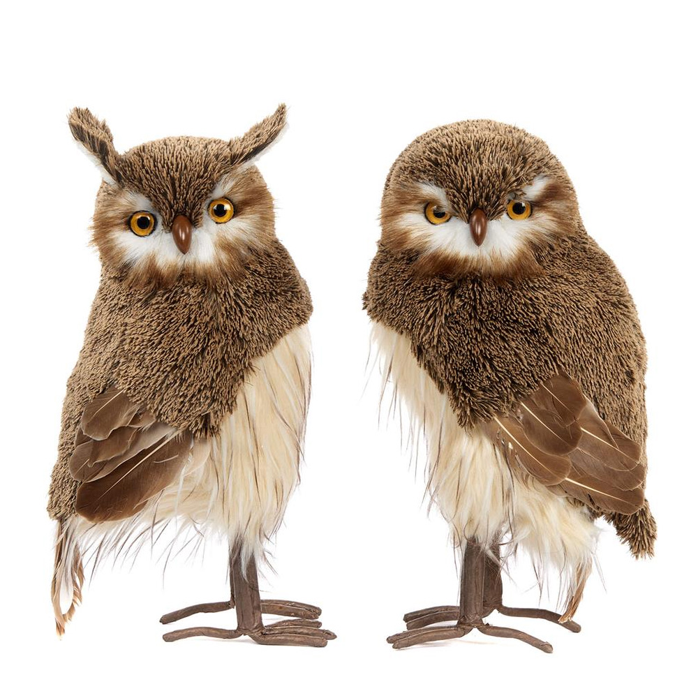 

Furry Owl Набор из 2 новогодних украшений