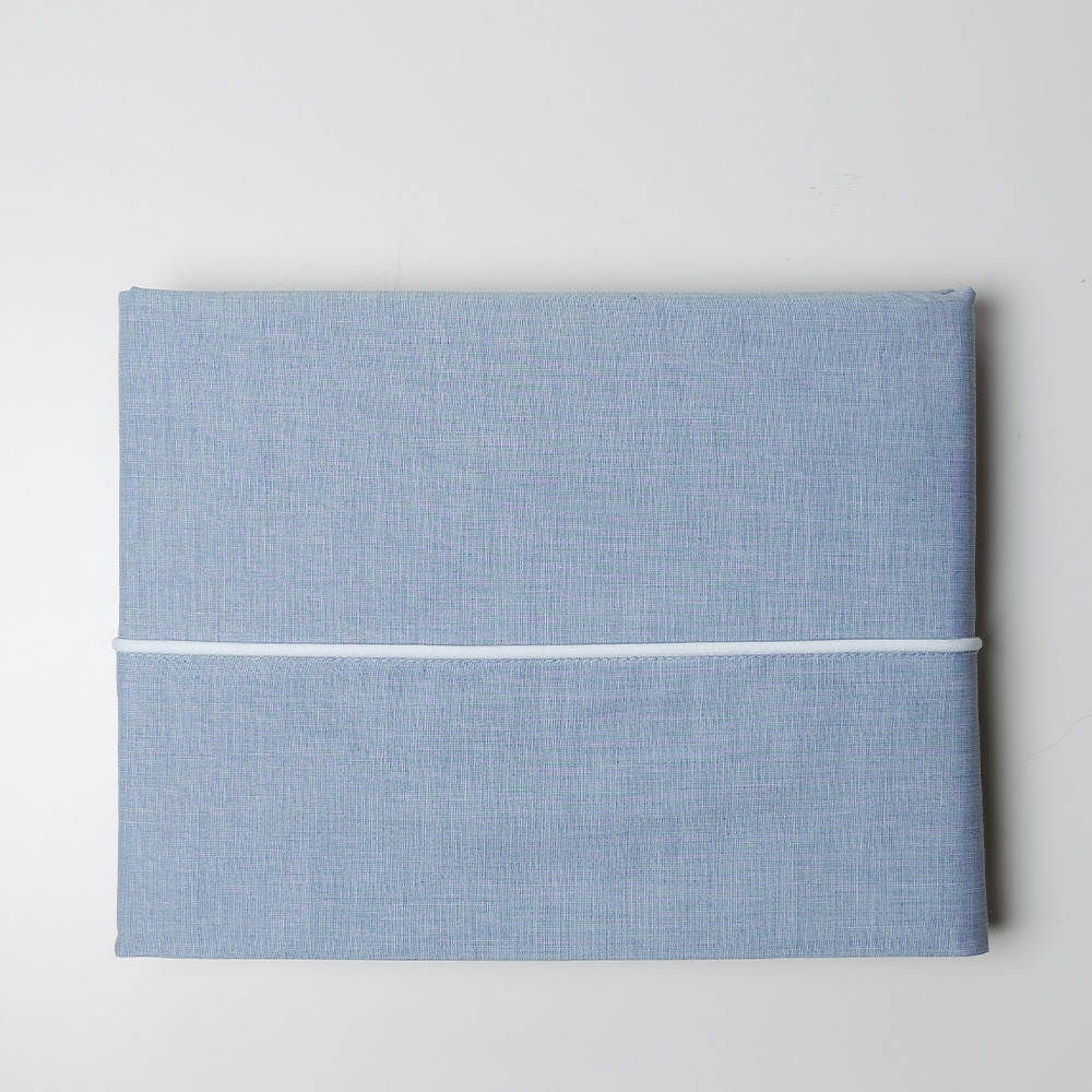 Shirting Solid Blue Простыня 270 x 300 см Ralph Lauren Home - фото 1