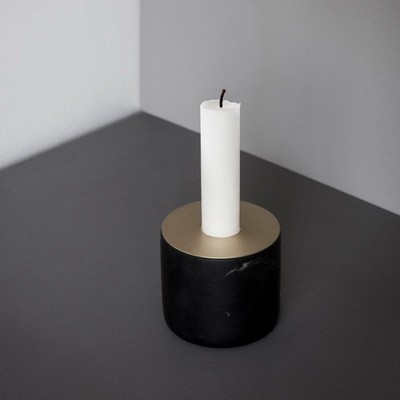Chunk Black Marble Подсвечник Chunk Black Marble Подсвечник