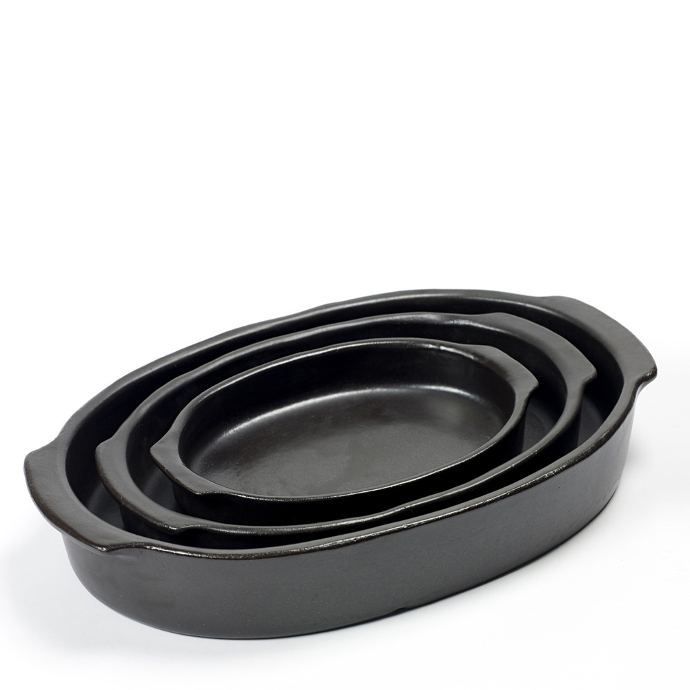 Pascale Naessens Pure Oval Набор из 3 форм для запекания S/M/L набор для кормления миска на присоске ложка голубой