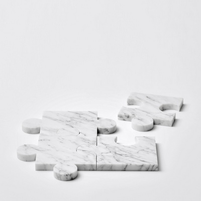 Stonecut Puzzle Подставки под бокалы, 4 шт. Stonecut Puzzle Подставки под бокалы, 4 шт.