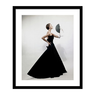 Model Wearing a Christian Dior Dress Постер Model Wearing a Christian Dior Dress Постер