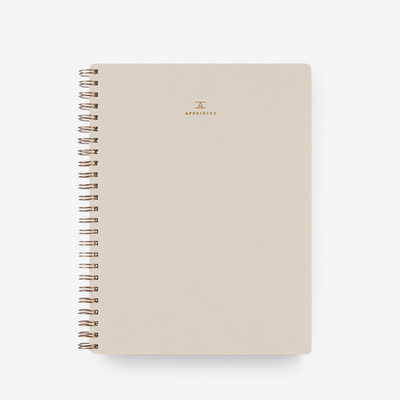 The Workbook Blank Natural Linen Блокнот