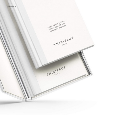 Le Carnet Black Matt - Nickel/White Записная книжка M Le Carnet Black Matt - Nickel/White Записная книжка M