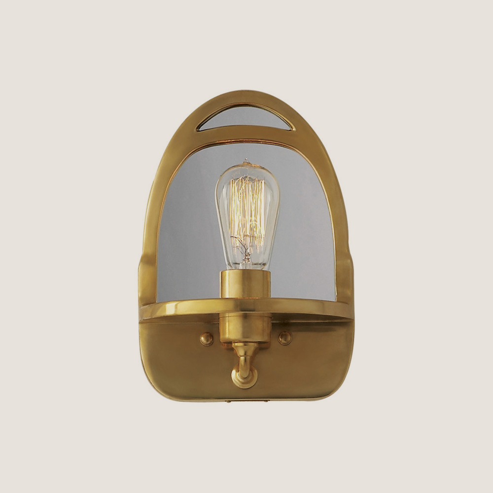 Westbury Mirrored Natural Brass Бра рамка для светильника mj rl mj 1034 w