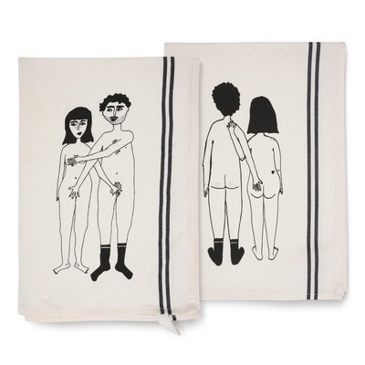 Naked Couple Набор полотенец 2 шт. Naked Couple Набор полотенец 2 шт.