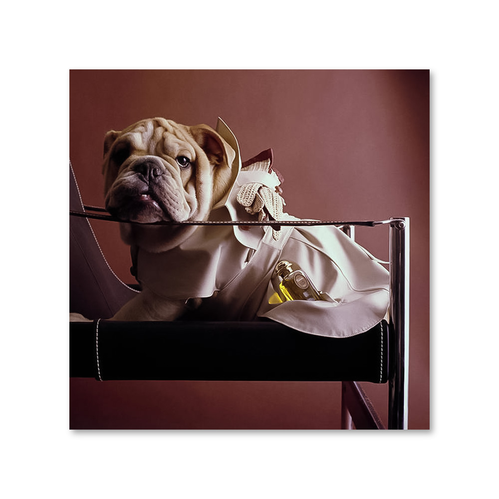 

Bulldog With Calche Perfume By Herms Постер 101,6 x 101,6 см