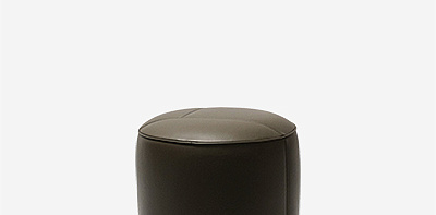 Пуф круглый темно зеленый Yves 