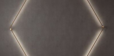 THIN Primaries Wall Hexagon Настенный светильник