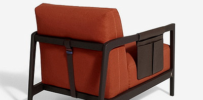 Кресло красное с карманом Everyday Life