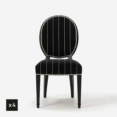 Комплект из 4 стульев Duke One Fifth Black 