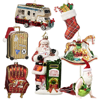 Santa’s Gifts III Набор ёлочных игрушек 7 шт.