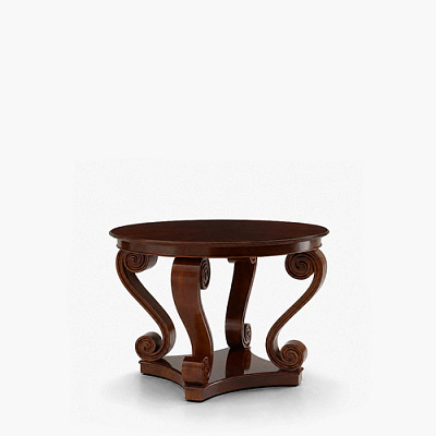 Стол One Fifth Scroll Mahogany 