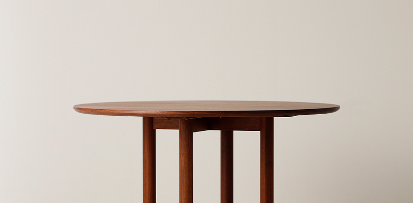 Chorus Round Black Walnut Стол обеденный Ø 120 см