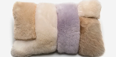 Alpaca Colorblock Lavender Наволочка