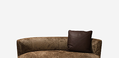 Диван коричневый Yves Round