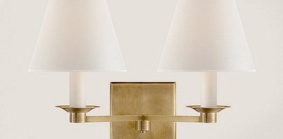 Evans Double Arm Brass Бра