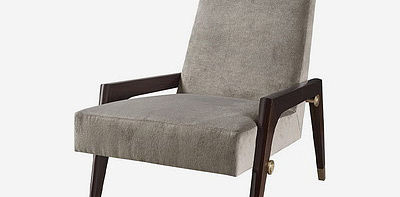 Sling Lounge Gray/Caviar Кресло