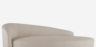 Wave Left White Кушетка