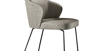 Leslie Dining Denim Стул