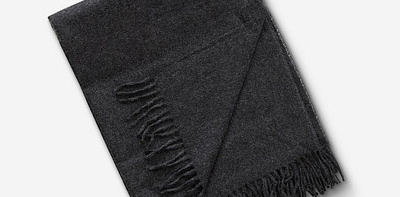 Charcoal Natural Плед