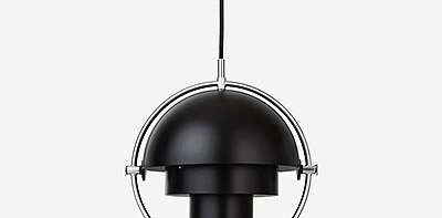 Multi-Lite Chrome/Black Подвесной светильник Small