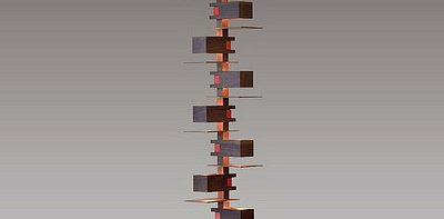 TALIESIN 2 Walnut Напольная лампа