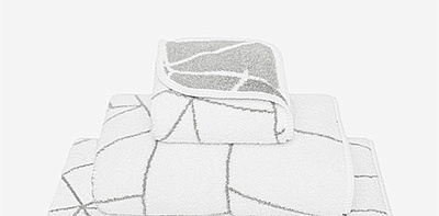 Amalia Silver Набор полотенец 3 шт.