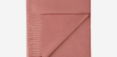 100% Baby Alpaca Persimmon Плед