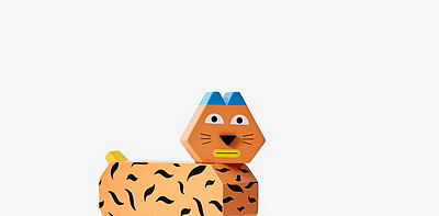 Block Party Tiger Игрушка