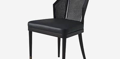 Cane Antique Bronze / Blackened Walnut Комплект из 4 стульев