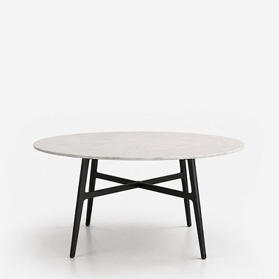 Стол обеденный Francis Crystal White Opaco