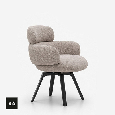 Комплект из 6 стульев Vivienne 