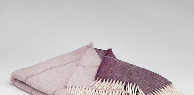 Alpaca Mauve Ómbre Плед