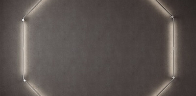THIN Primaries Wall Octagon Настенный светильник