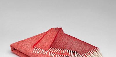 Alpaca Rusty Red Ómbre Плед