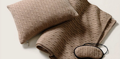 Cable-Knit Natural Дорожный набор