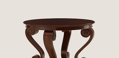 One Fifth Scroll Mahogany Стол