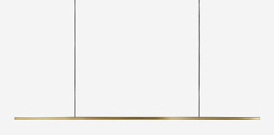 Highline Satin Brass / Walnut Подвесной светильник 180 см