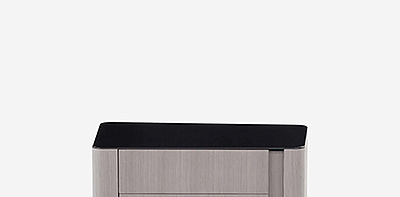 Lou Dove Grey / Black Прикроватная тумба