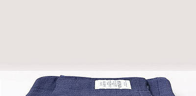 2.5-ply Gauze Navy Набор полотенец 2 шт.