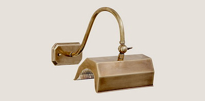 Willoughby Small Brass Подсветка для картин