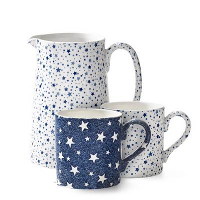 Midnight Sky Blue 6 кружек и кувшин Midnight Sky Blue 6 кружек и кувшин