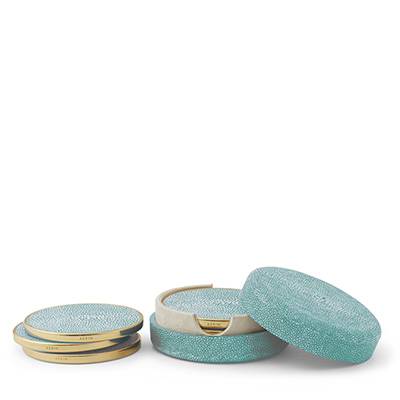 Shagreen Seafoam Подставки под бокалы 4 шт. Shagreen Seafoam Подставки под бокалы 4 шт.