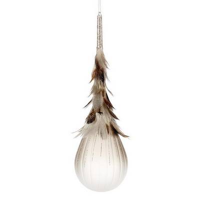 Новогоднее украшение Feather Drops L 3 шт.
