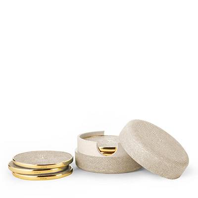 Shagreen Wheat Подставки под бокалы 4 шт Shagreen Wheat Подставки под бокалы 4 шт