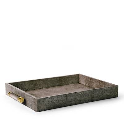 Classic Shagreen Chocolate Поднос Classic Shagreen Chocolate Поднос
