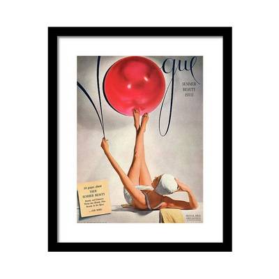Vogue Cover Illustration of a Woman Balancing Постер Vogue Cover Illustration of a Woman Balancing Постер