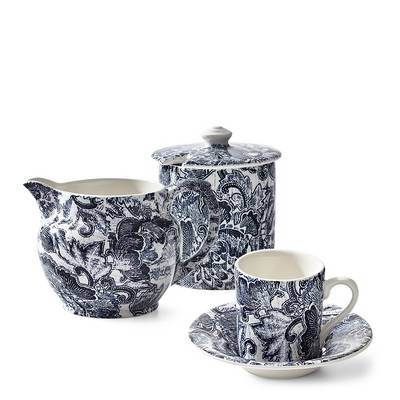 Faded Peony Indigo Кофейный сервиз на 6 персон Faded Peony Indigo Кофейный сервиз на 6 персон