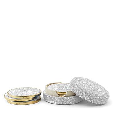 Shagreen Dove Подставки под бокалы 4 шт Shagreen Dove Подставки под бокалы 4 шт